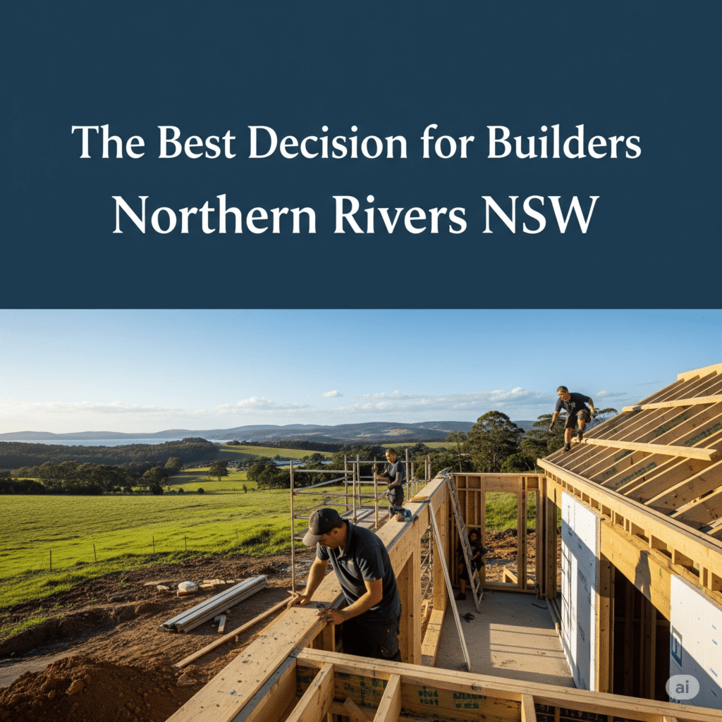 The Best Decision for Builders Northern Rivers NSW