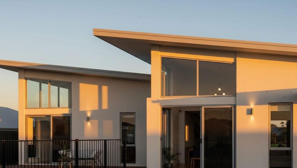 What makes skillion roofs so popular in Australia